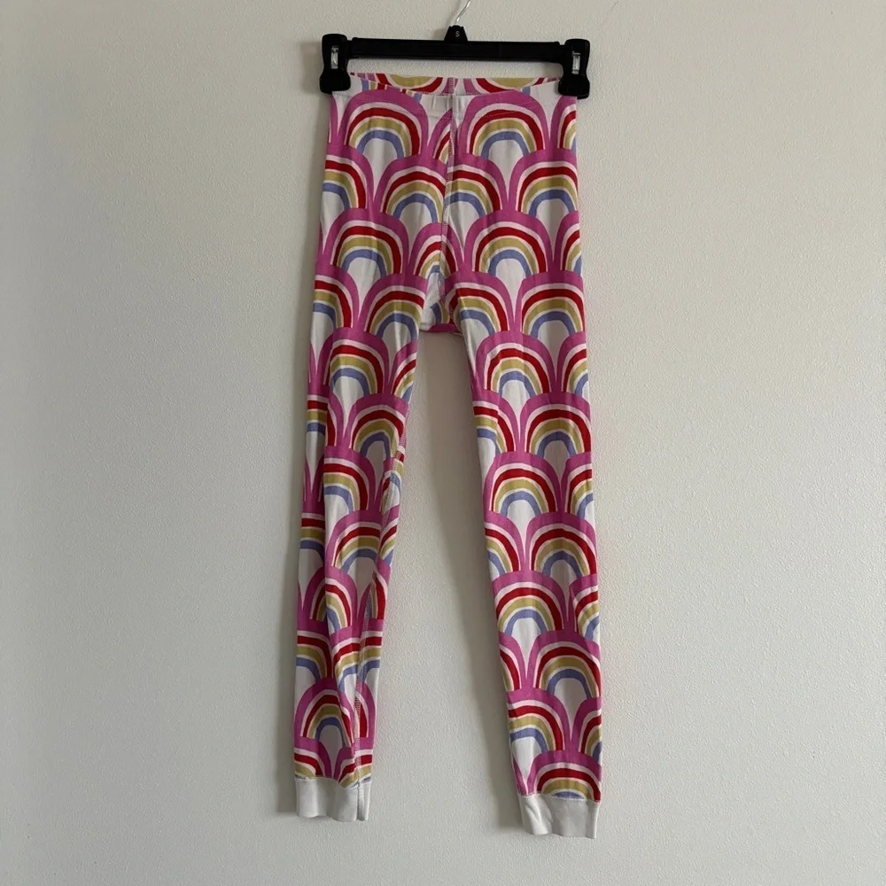 Hannah Anderson HA Long John Pajama Pant Size 10 Hello Rainbow